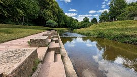 Waschsteine an der Wäschbach
