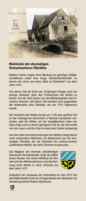 Infotafel Mahlstein