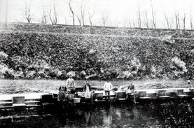 Wäschbach, historisches Foto
