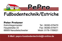 Fußbodentechnik/Estriche