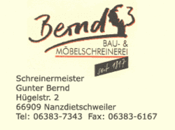 Schreinerei Bernd